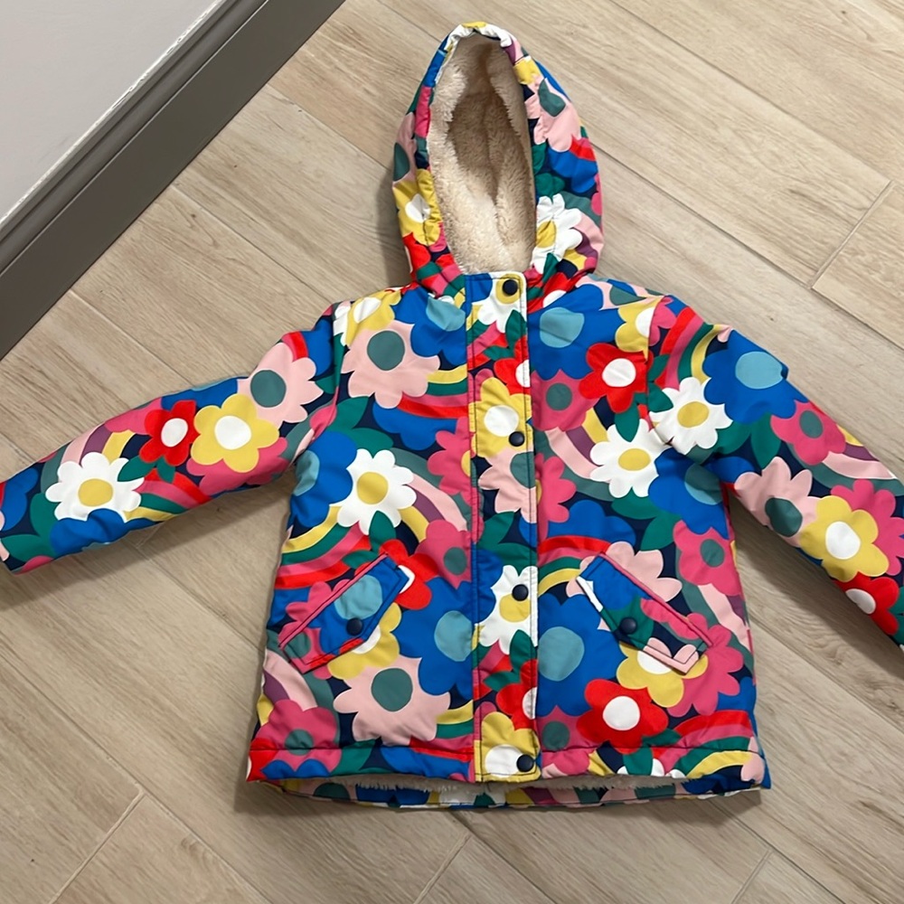 Mini Boden Girls Winter Coat 4-5